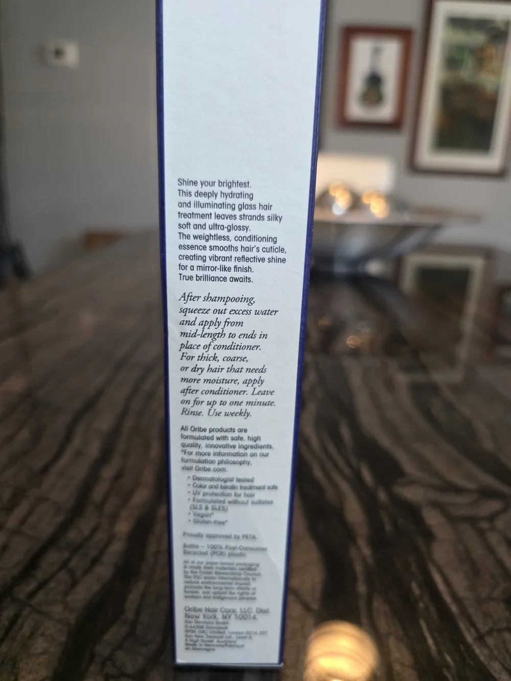 Oribe box labelled